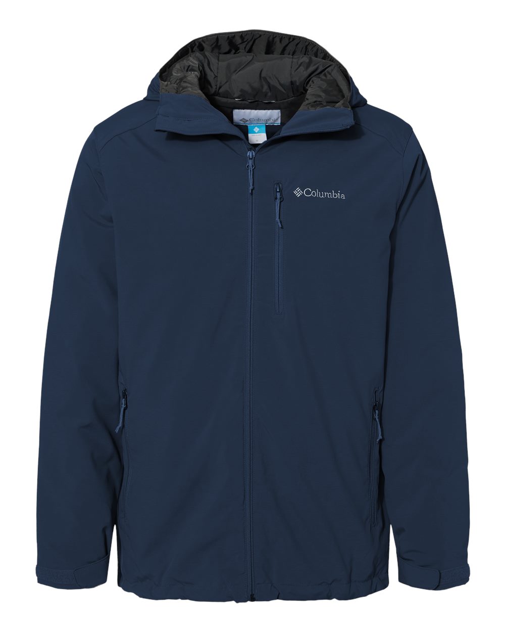 Columbia Men's Gate Racer Softshell, Collegiate Navy, XX-Large